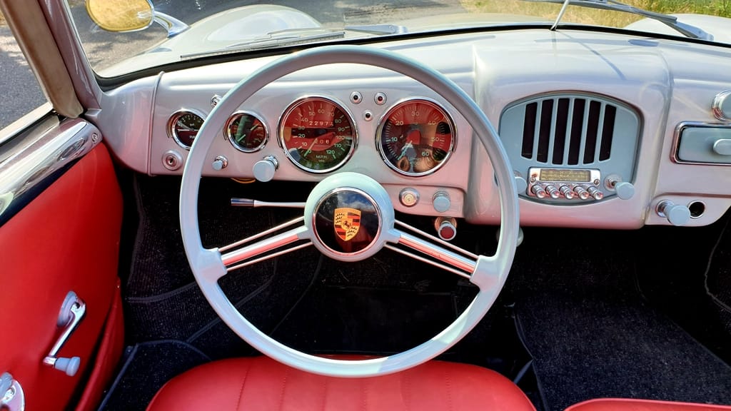 Porsche 356 Pre A 1500 Knickscheiben Cabriolet – Bild 5