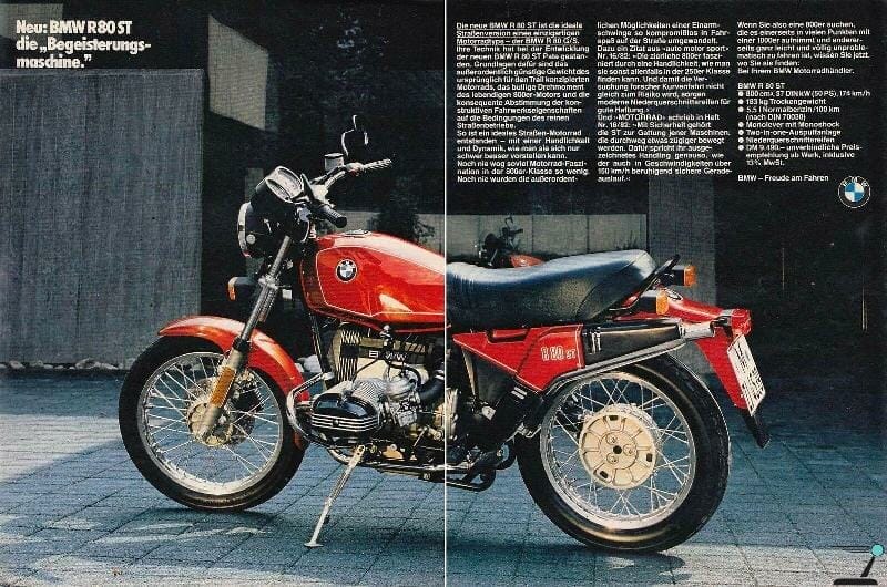 BMW R80 ST - goes moto