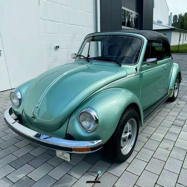 VW 1303 Cabrio original new car condition